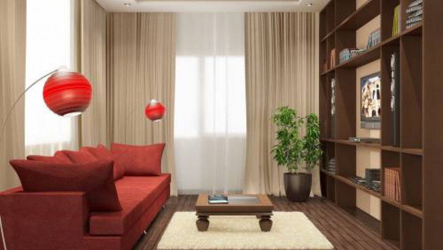 Интерьер зала малогабаритной квартиры