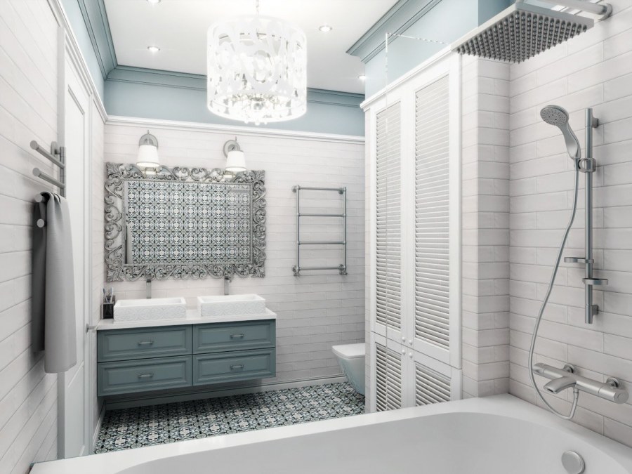 Нео Классик интерьер ванны