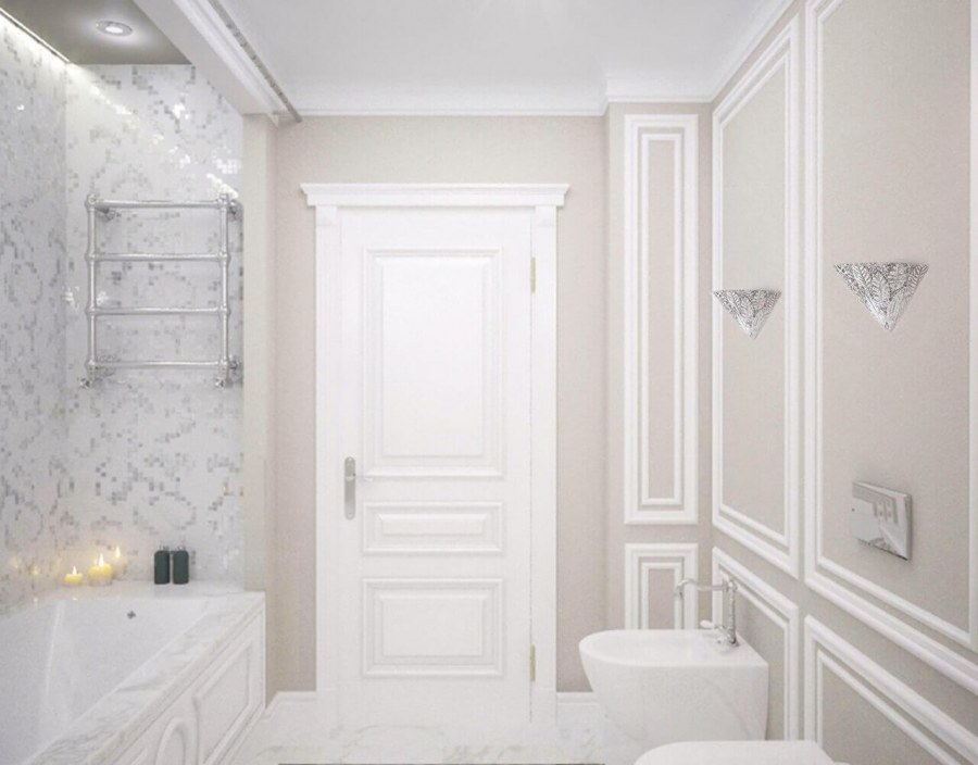 Ванная в современном классическом стиле