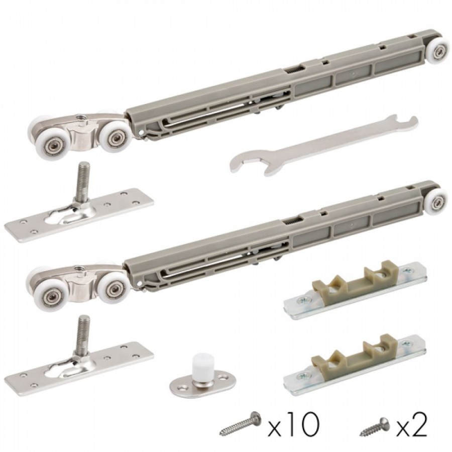 Комплект для раздвижных дверей Comfort - Pro Set 1.Rollers.80.cfa170