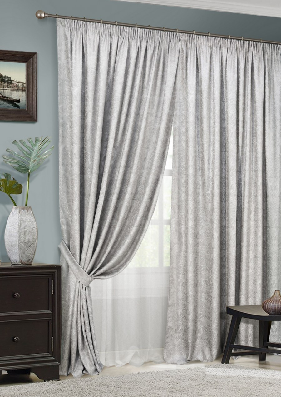 Портьеры ТД текстиль Элизабет-2 (3841) на люверсах 270 см