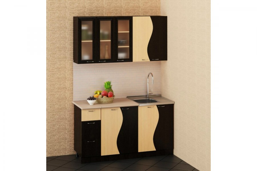 Кухня «волна» (1.5м)