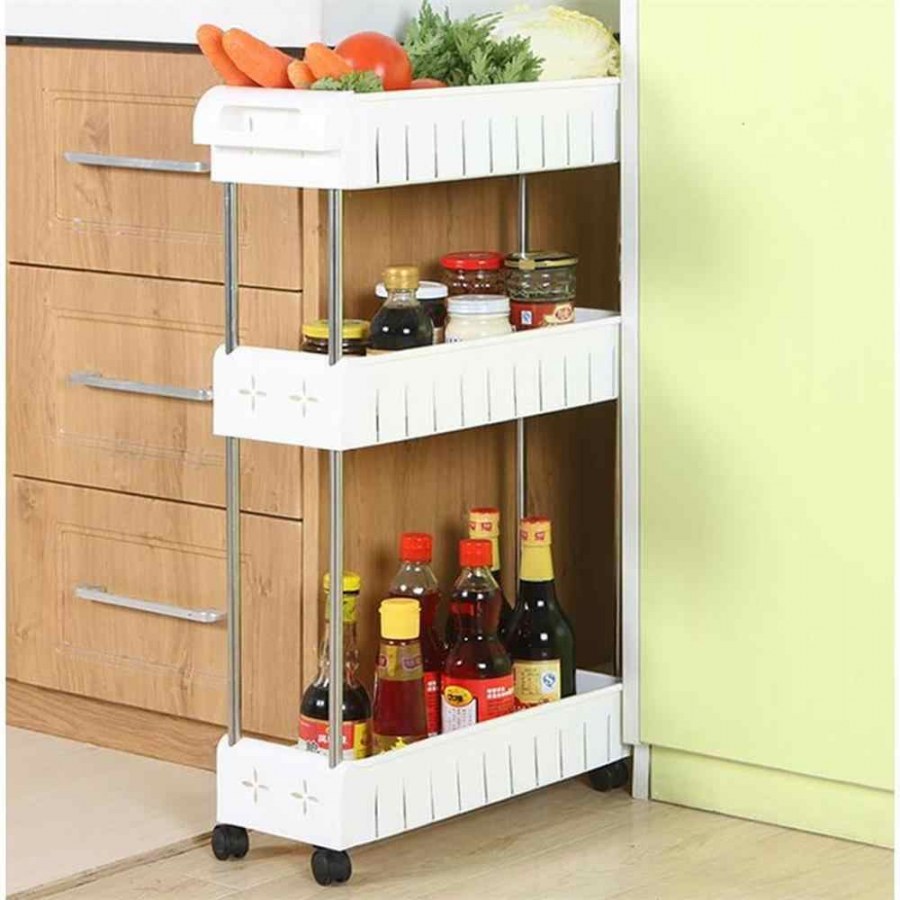 Стеллаж напольный выдвижной Storage Organizer (4 яруса)