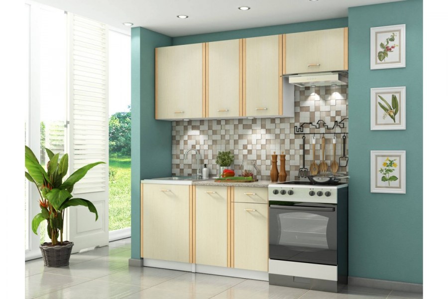 Кухонный гарнитур Бланка дуб кремона