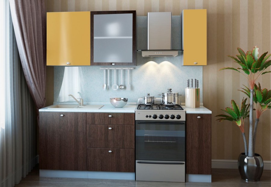 Бланка СТЛ.218.00К кухонный гарнитур венге светлый/спринт/антрацит