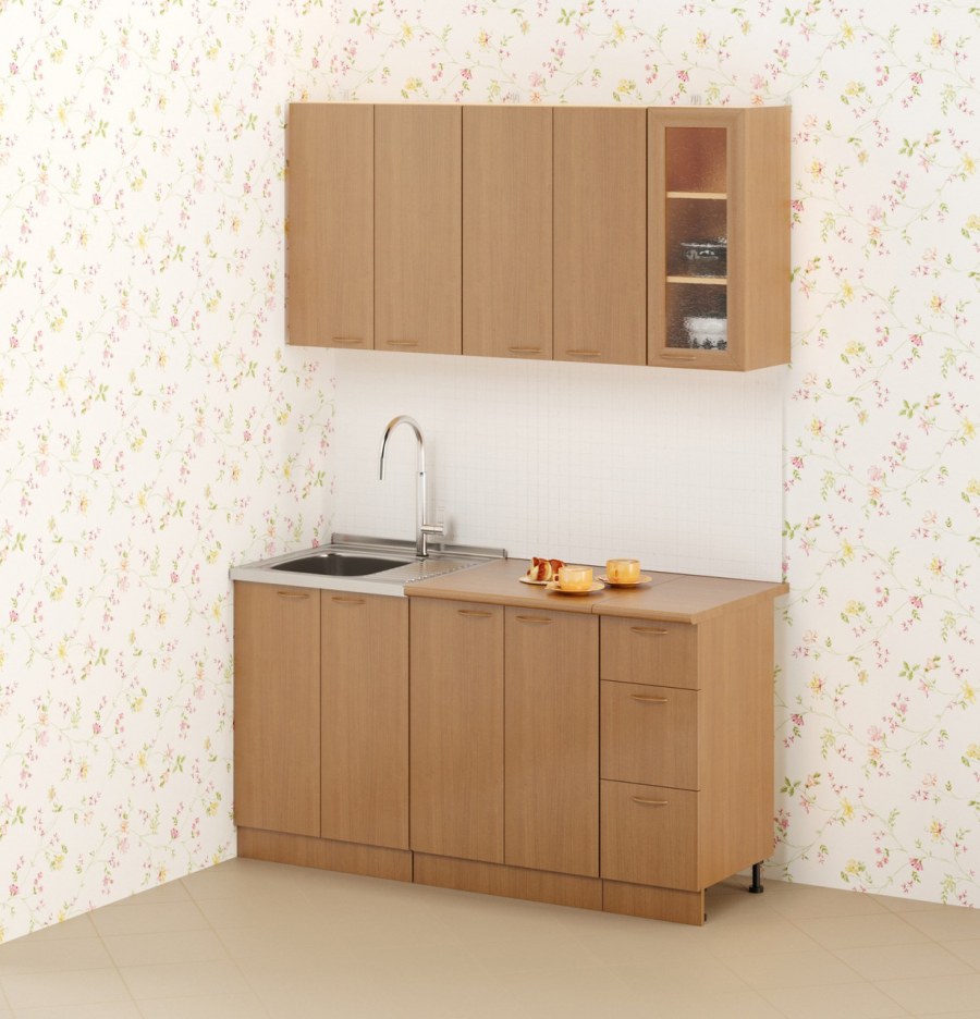 Кухня "эконом-1,2м" лайм