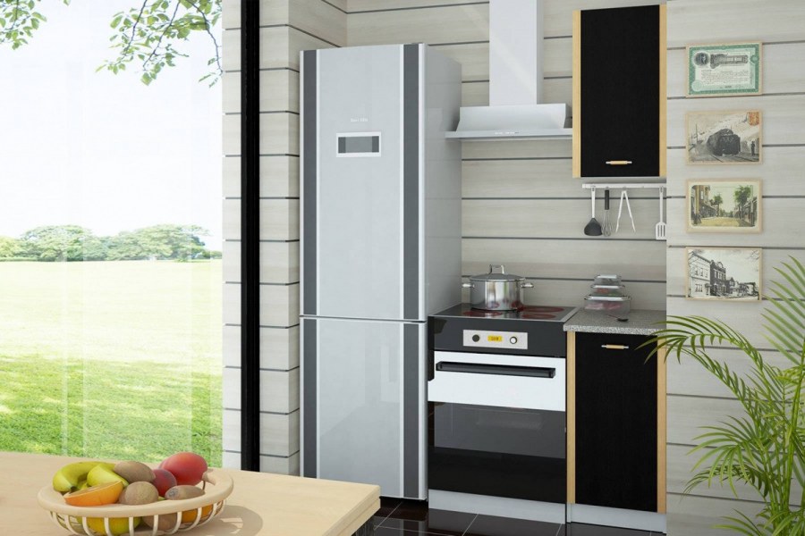 Бланка СТЛ.123.00 кухонный гарнитур левый белый/венге