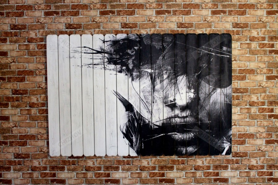 Картины на досках в интерьере