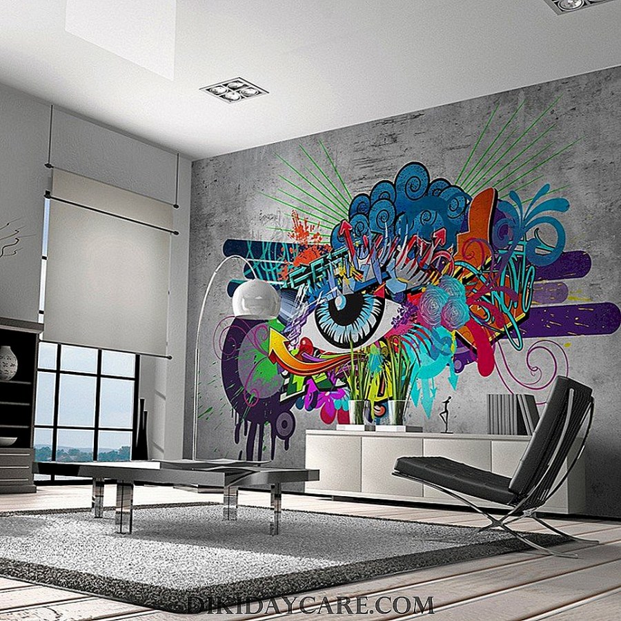 Роспись стен в современном стиле