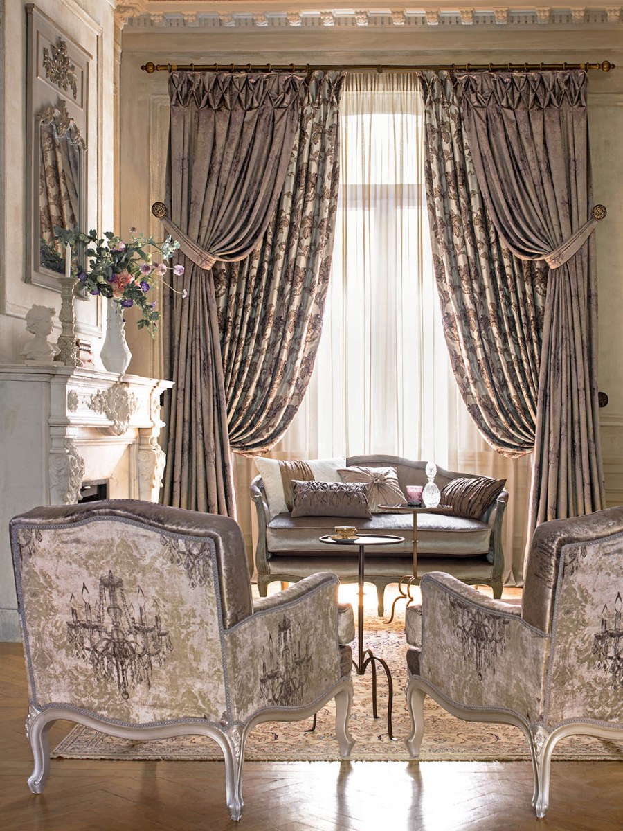 Эксклюзивные шторы в интерьере