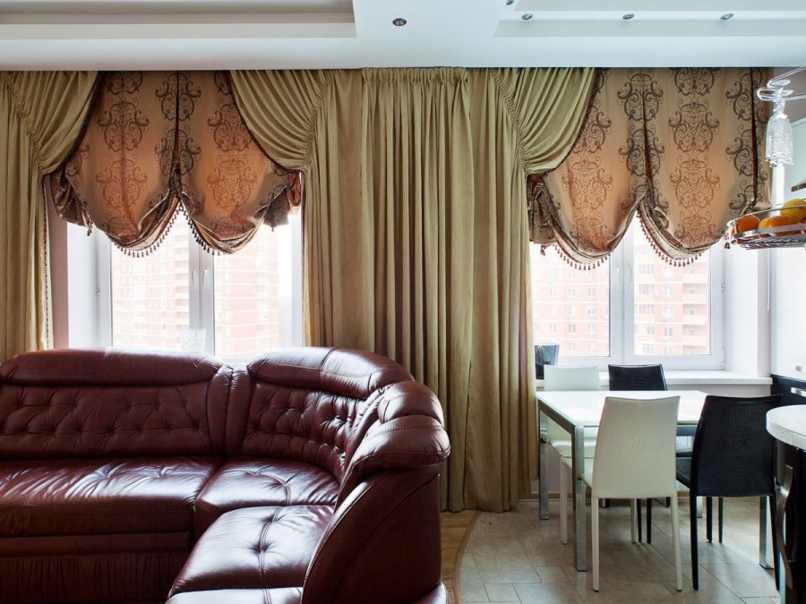 Итальянские шторы в интерьере