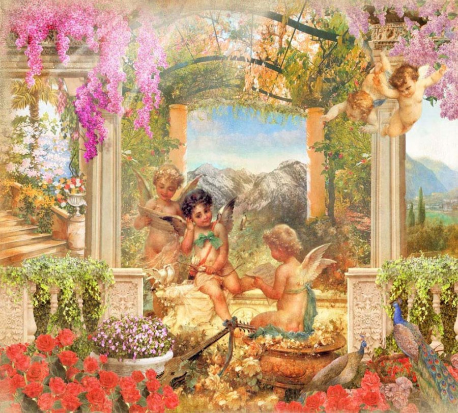 Фреска Casabella ангелы