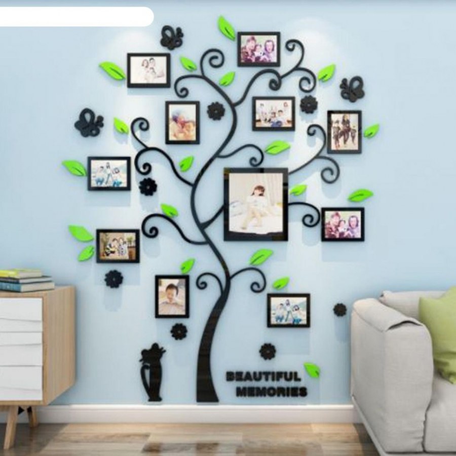 Семейное дерево на стену с фоторамками