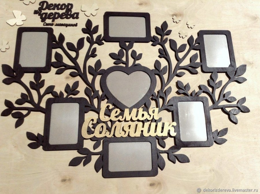 Фоторамки из дерева