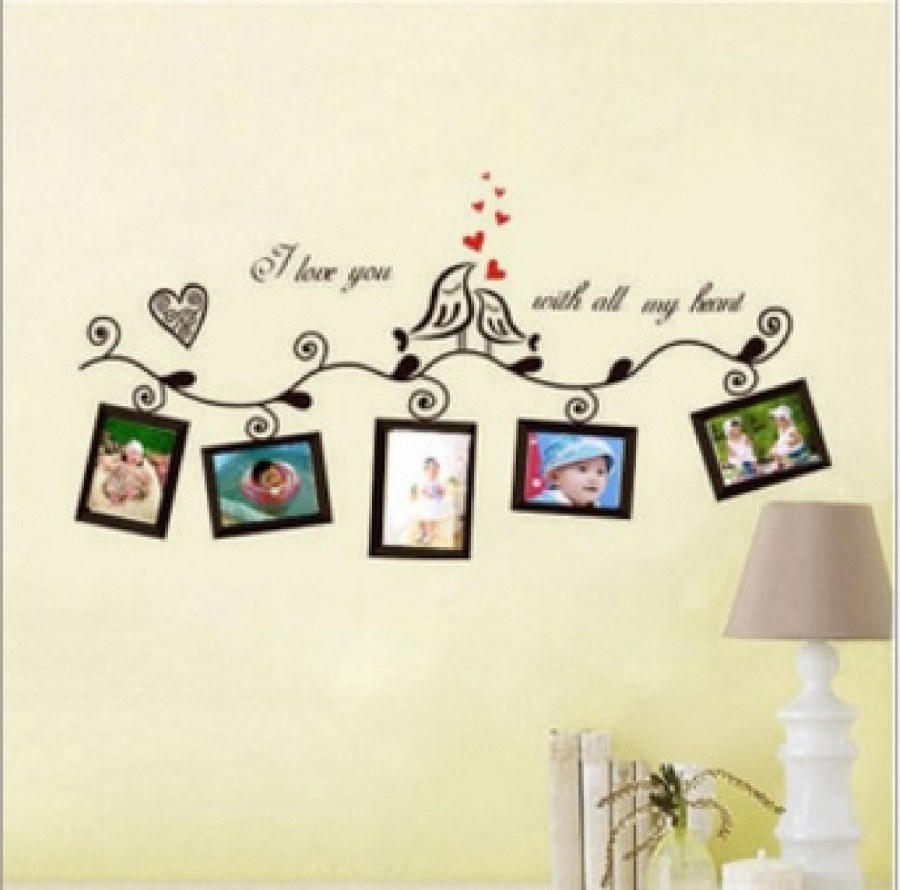 Наклейки фоторамки на стену