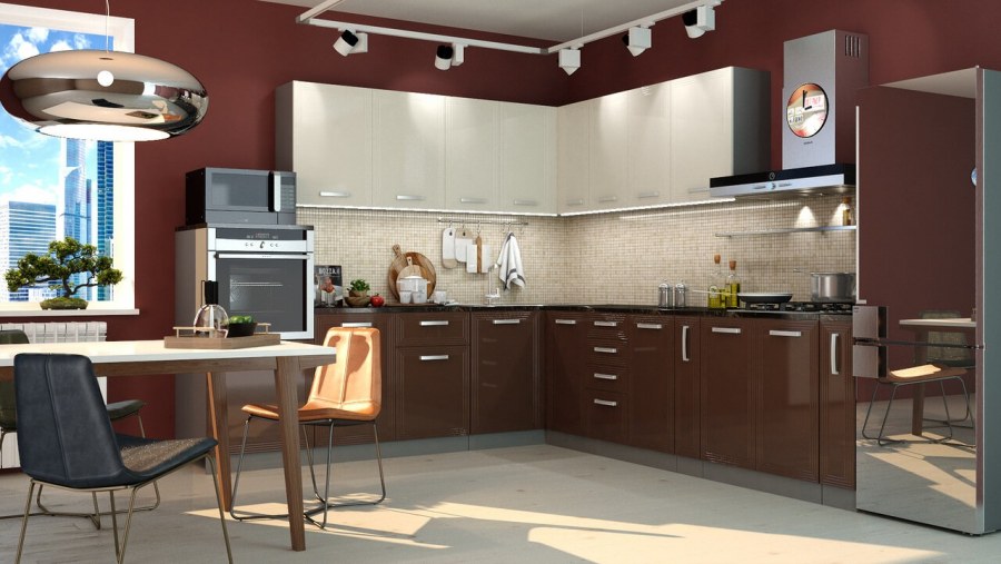 Цветовая палитра коричневый и фиолетовый