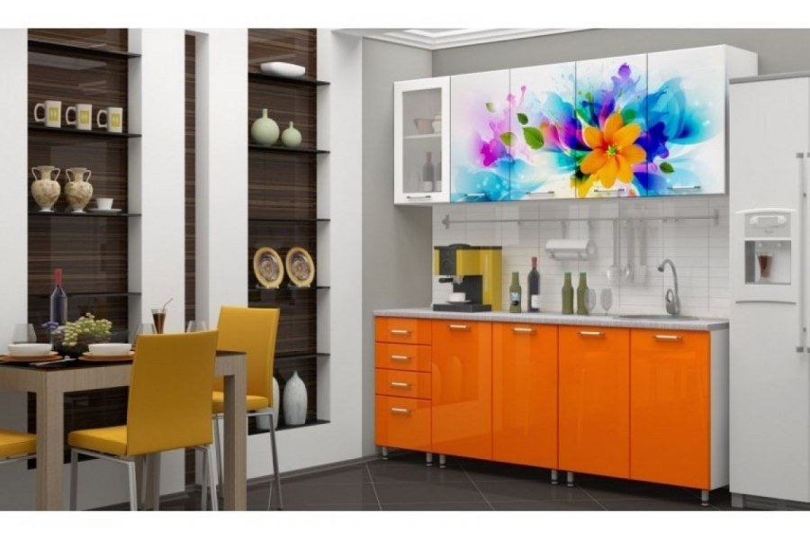Кухонный гарнитур Стендмебель с фотопечатью 2.0