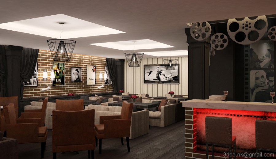 Кафе в стиле кино