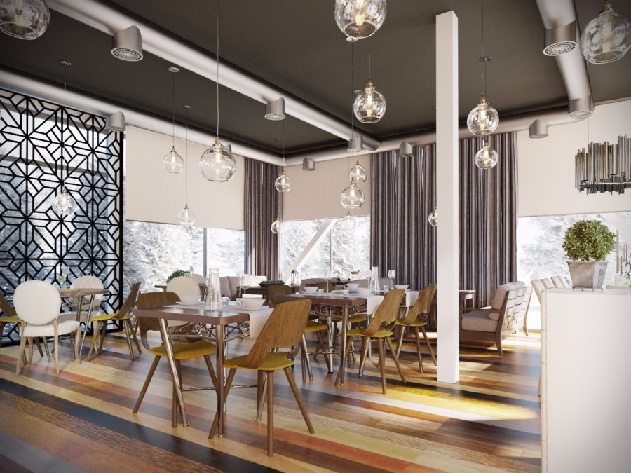 Дизайнерский проект ресторана