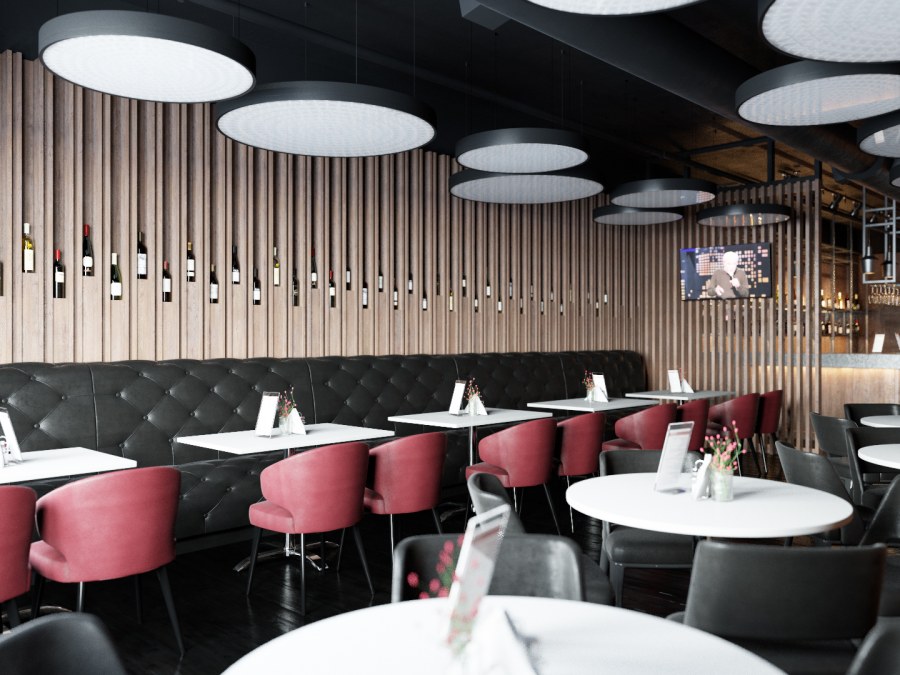 Простой дизайн кафе