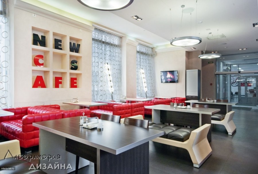 Цветовые решения в интерьере кафе