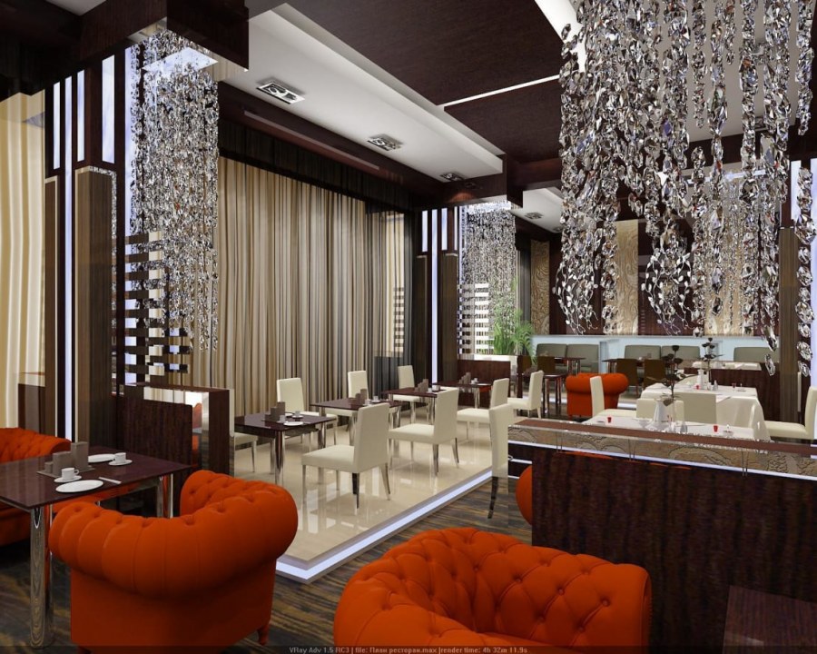 Проект интерьера ресторана