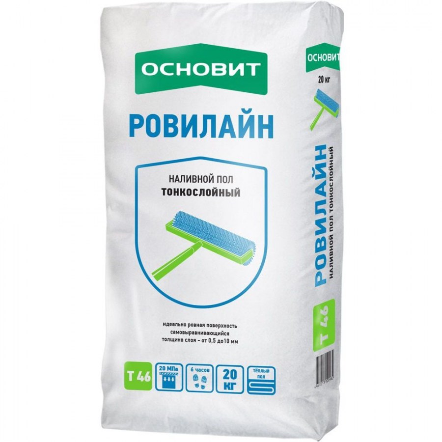 Наливной пол Основит Ниплайн fc42 н высокопрочный 25 кг