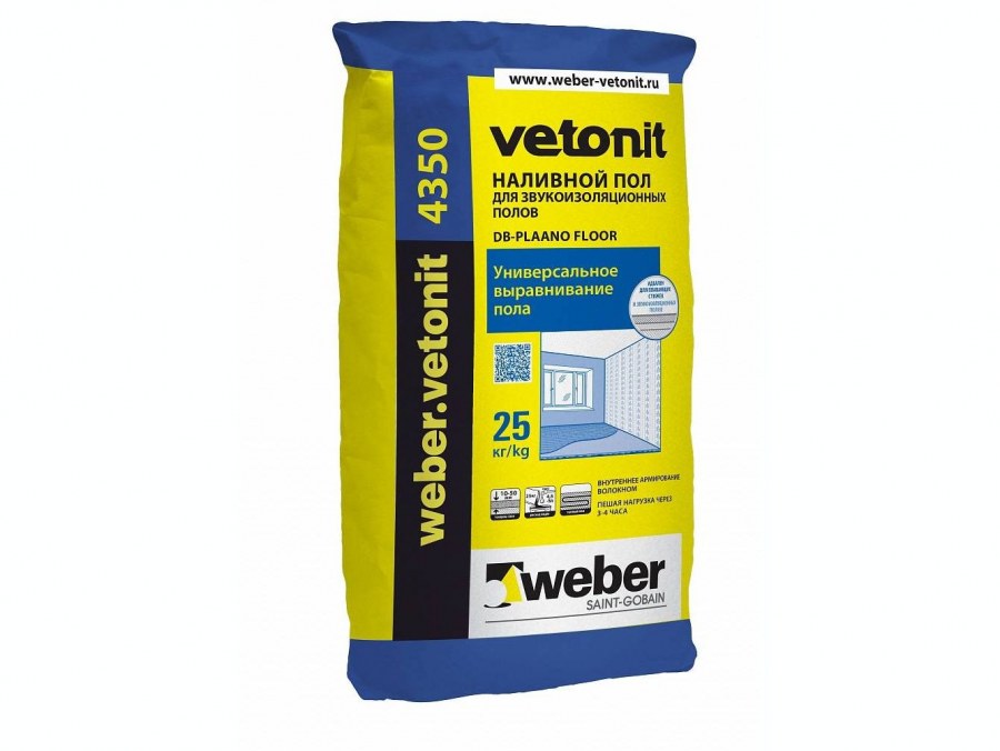 Наливной пол Weber Vetonit 4100