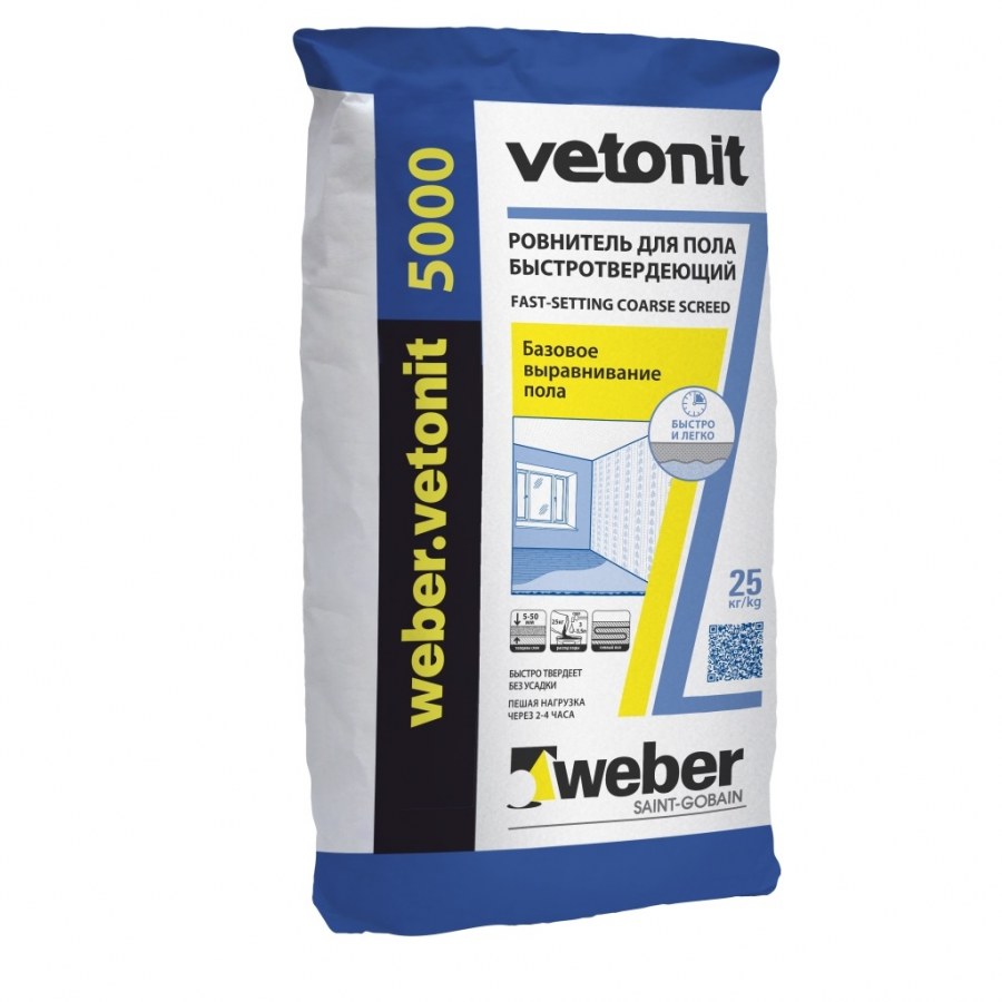 Наливной пол Weber Vetonit 3000