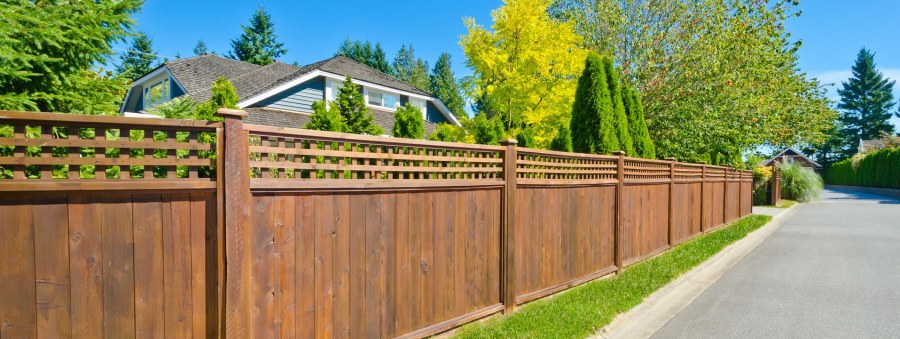 Стильный современный забор