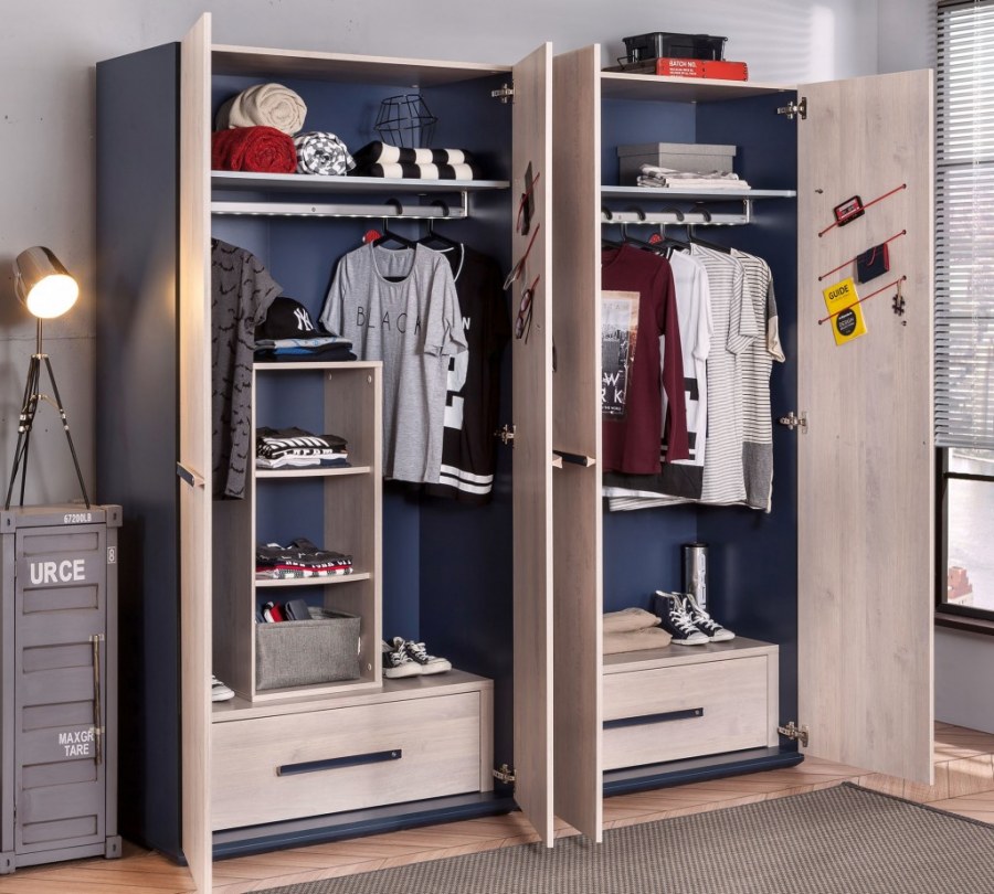 Шкаф большой Trio Cilek