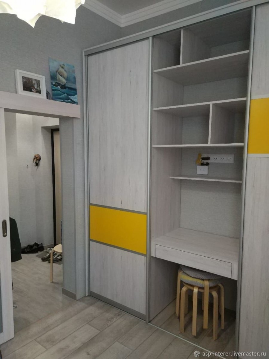 Встроенные шкафы с рабочим местом