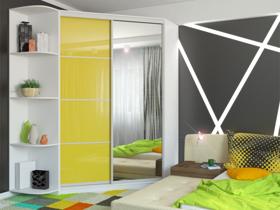 Шкаф купе Анна угловой 1450 х 1450 х 2200