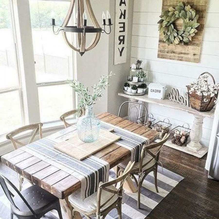 Фармхаус в интерьере кухни