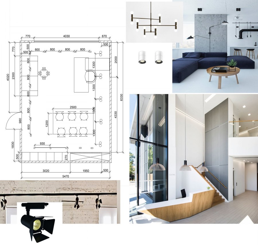 Дизайнерский чертеж квартиры