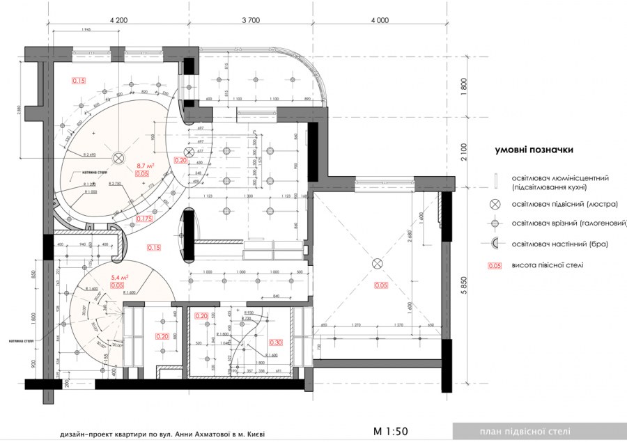 Проект интерьера с планом