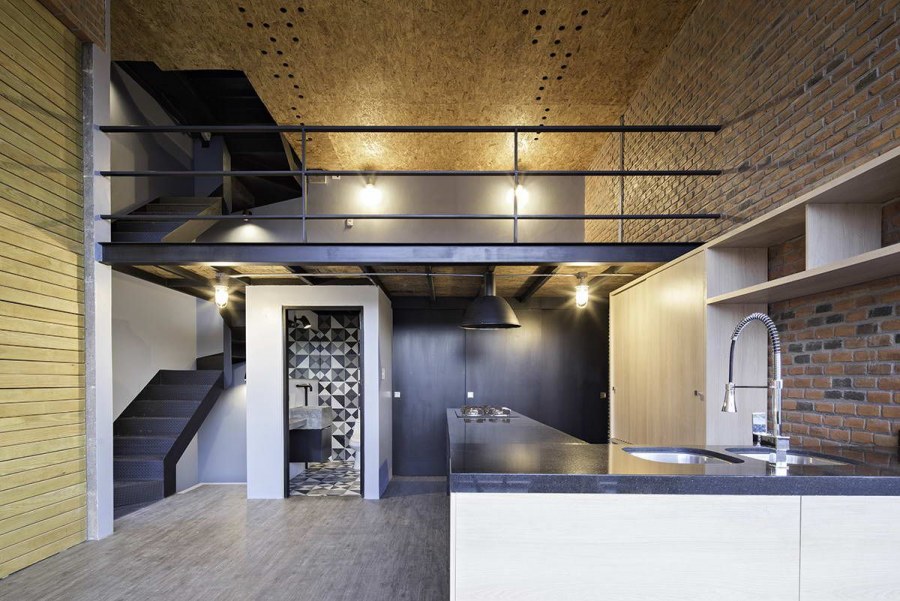 Антресольный этаж в стиле лофт