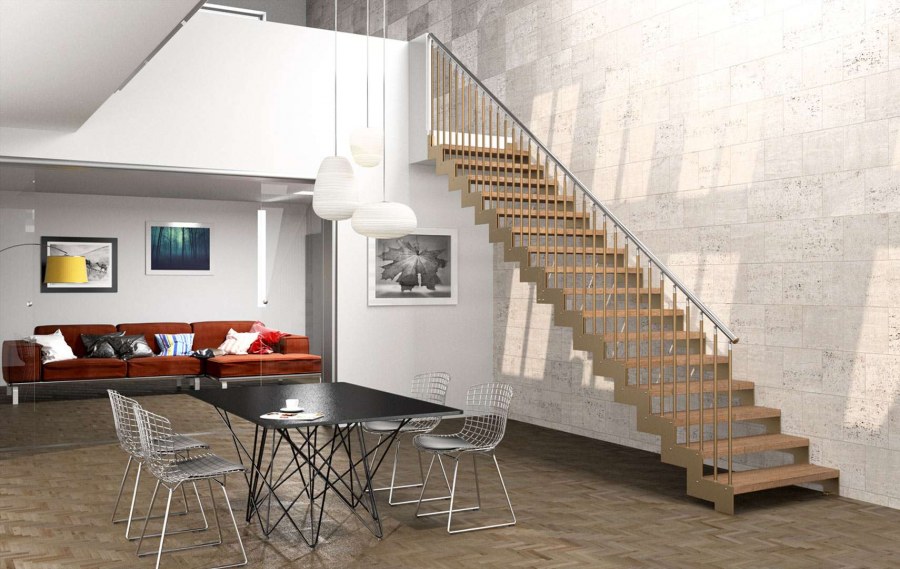 Консольная лестница планировка