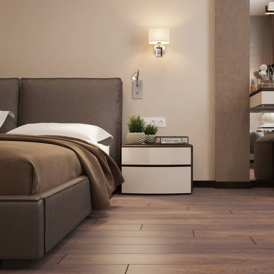 Спальня в цвете капучино