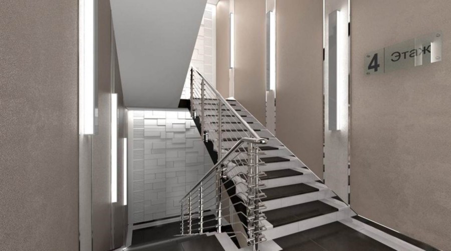 Лестница в офисном здании