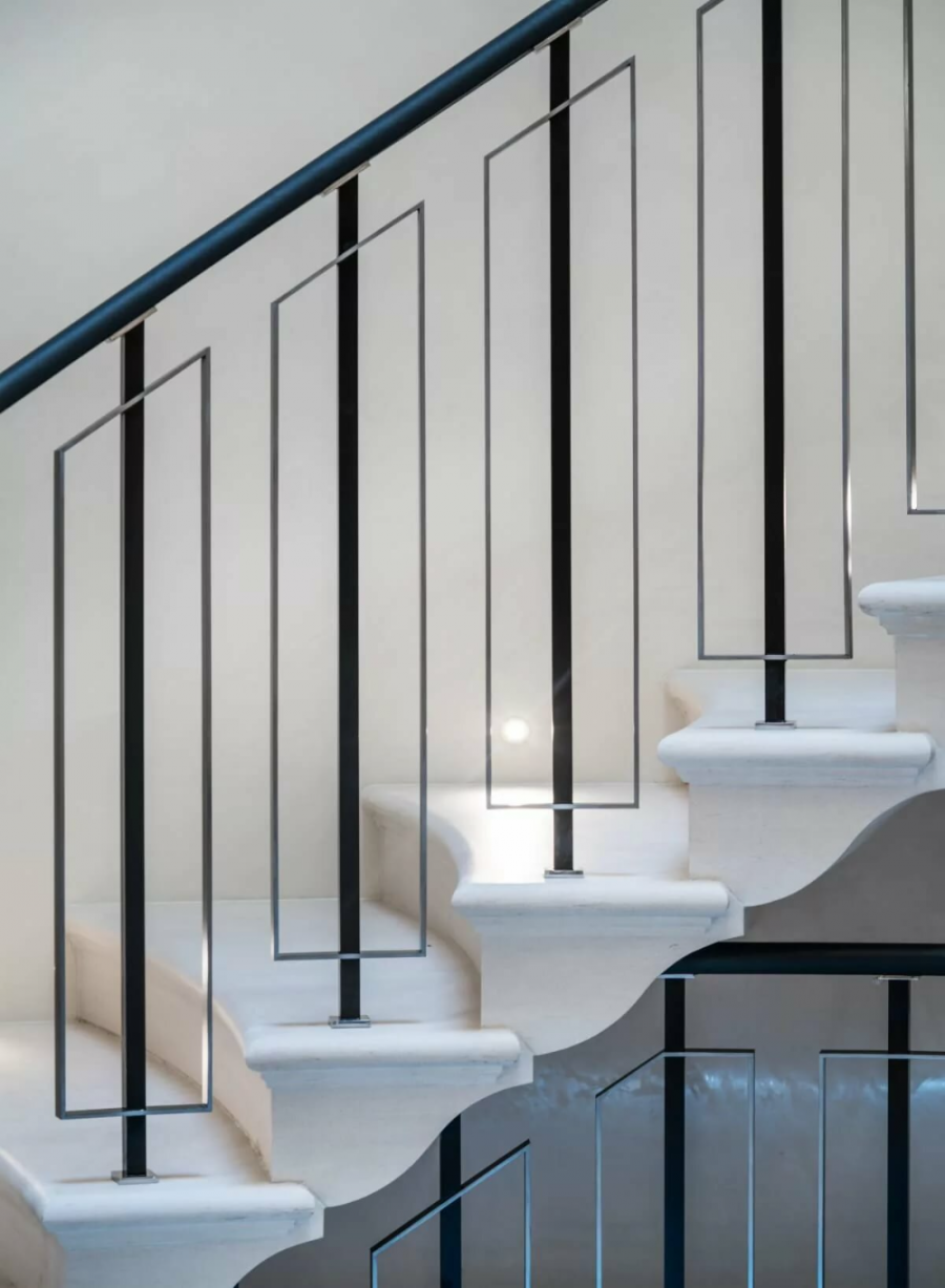 Оригинальные ограждения для лестниц