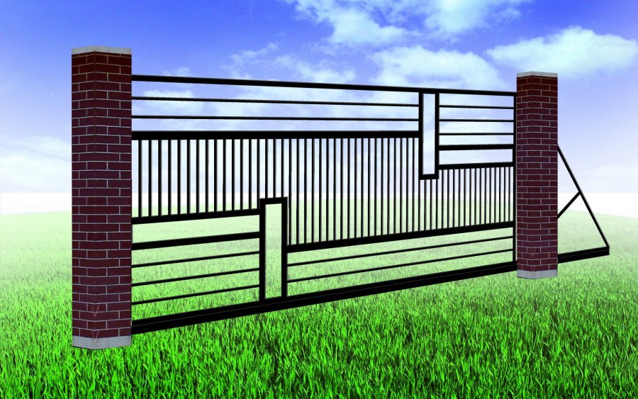 Забор в современном стиле