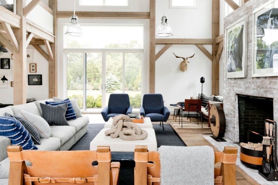 Сканди Кантри гостиная