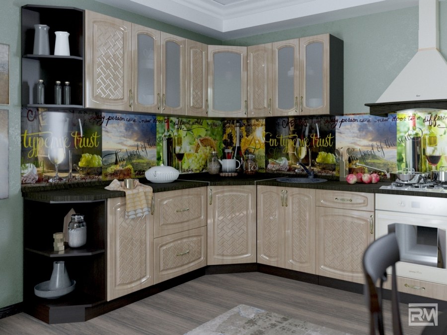 Кухонный гарнитур Сити анегри