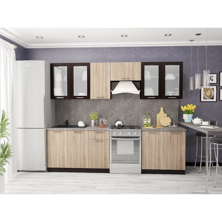Кухня Брауни дуб сонома модули