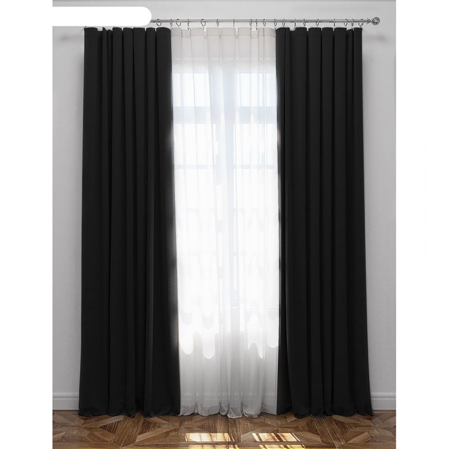 Шторы блэкаут 300х270 двухцветные