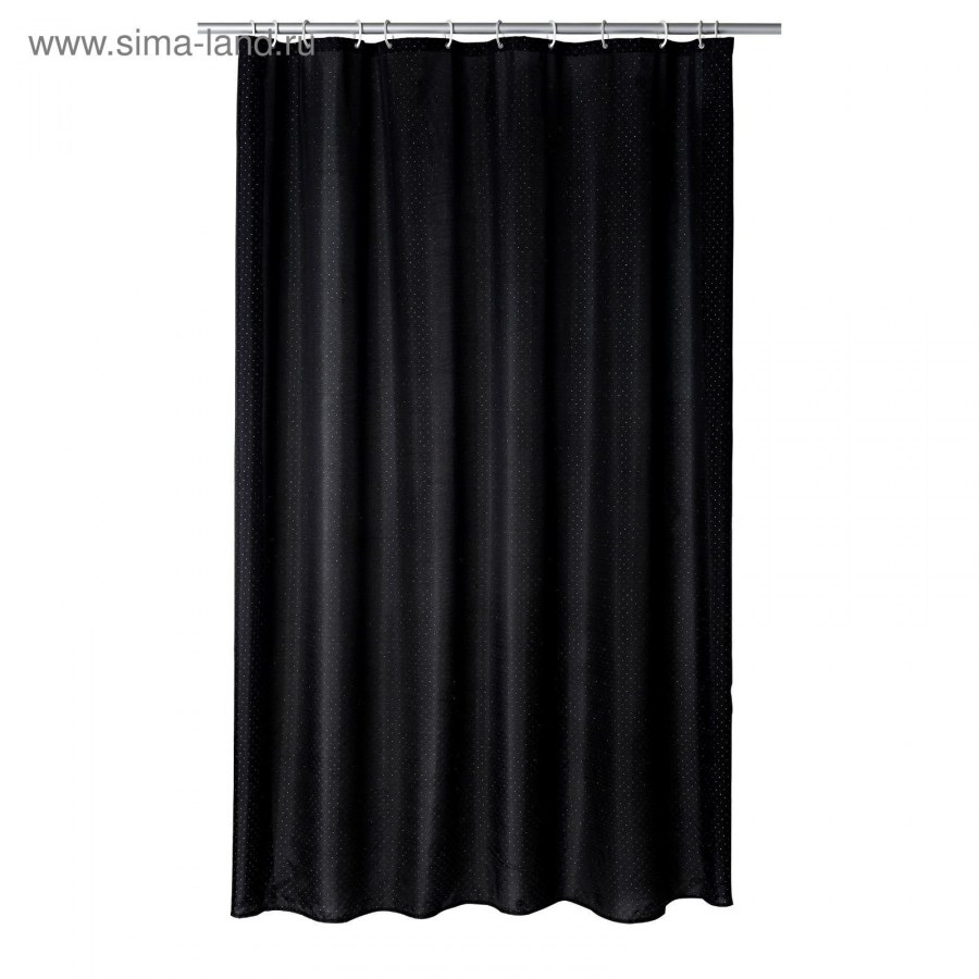 Штора для ванных комнат Diamond белый 180*200 Ridder