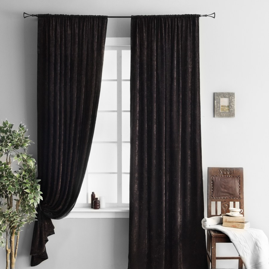 Портьеры коричневые