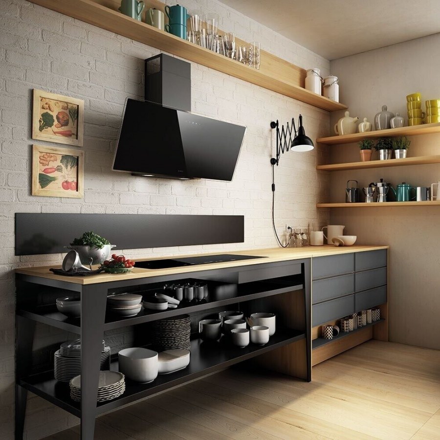 Вытяжка Elica Shire BK/A/90 no Plug