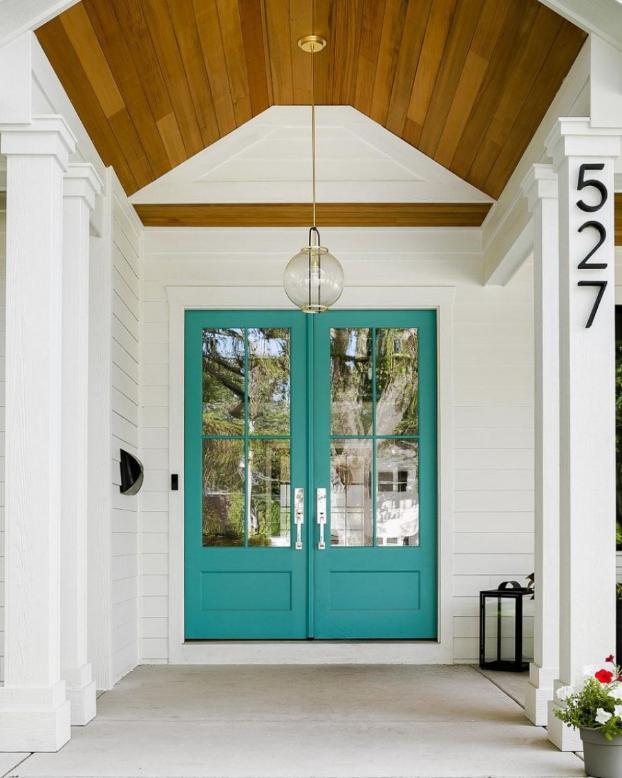 Декор веранды крыльца